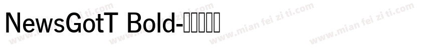 NewsGotT Bold字体转换